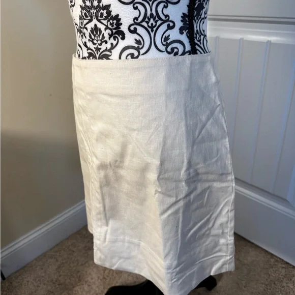 Banana Republic Cream Square Neck Crop Top and Mini Skirt Set - Picture 9 of 12